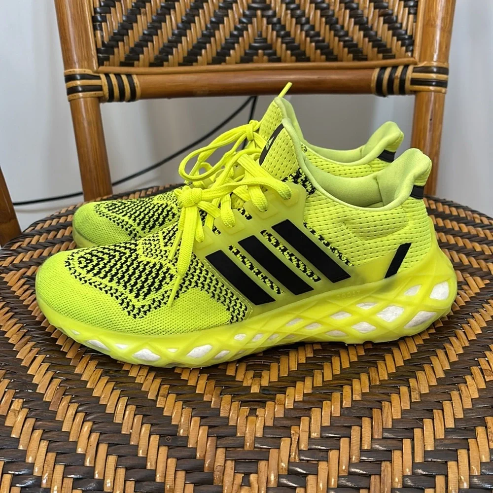 Adidas Ultraboost Web DNA Solar Yellow